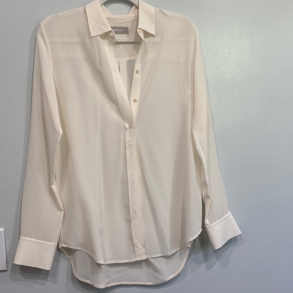 NWOT Everlane Relaxed Silk Shirt